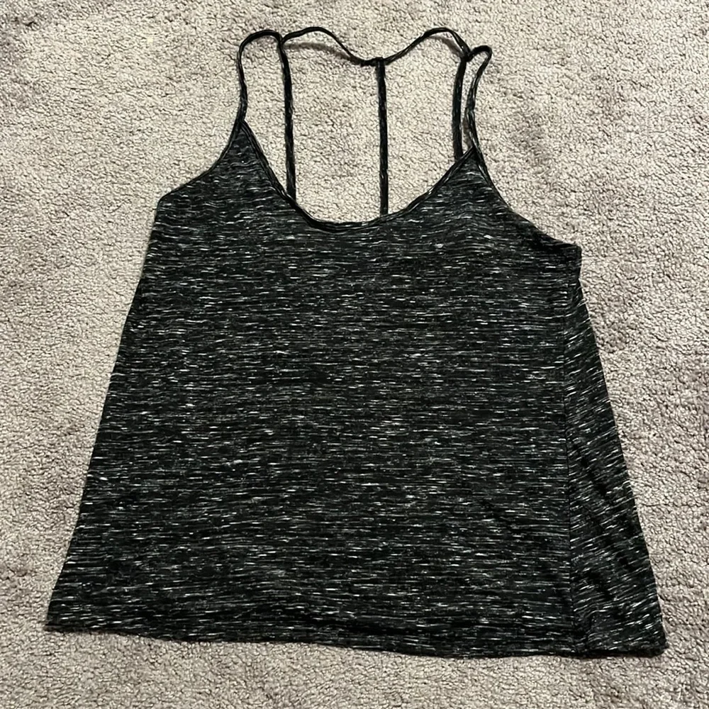 ALO yoga gray caged back tank
